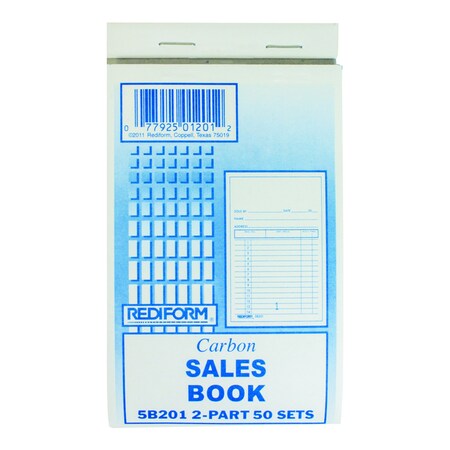 Rediform 3-3/8 in. W X 5 in. L Sales Book 50 sheet 5B201